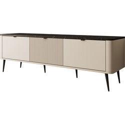 Meubella - TV-Meubel Mace - Beige - 160 cm