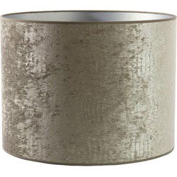 Light & Living - kap - Chelsea - zilver - textiel - Ø 50cm - E27 - 2251057