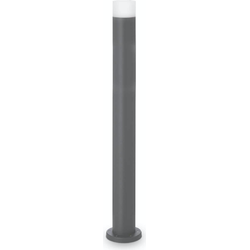 Moderne Grijze Sokkellamp - Ideal Lux Venus - Aluminium - GU10 - 12 x 12 x 80 cm