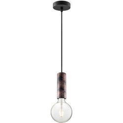 Home sweet home hanglamp Saga roest Globe g125 - helder