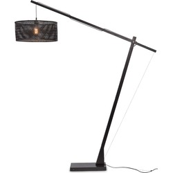 Vloerlamp Java - Bamboe Zwart - 175x50x207cm