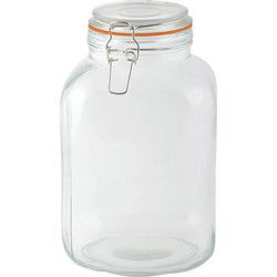 Esschert Design Weckpot - 3L - glas - D15 x 24 cm - voorraadpot - Weckpotten