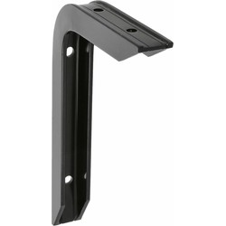 AMIG Plankdrager/planksteun van aluminium - gelakt zwart - H150 x B100 mm - heavy support - Plankdragers