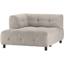 WOOOD Louis 1,5-Zits Chaise Longue - Polyester - Sage - 73x122x140