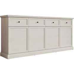 Meubella - Dressoir Leroy - Wit eiken - 193 cm
