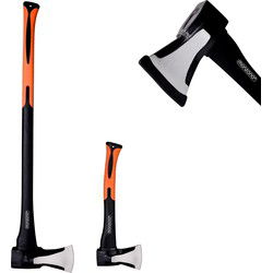 Kliefhamer 2,5kg en hakbijl 37cm met fiber steel set van 2 stuks