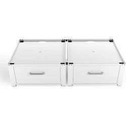 Wasophoogte Wasophoogte wasmachine verhoger – Ecoslim XL met Lade – Dubbel - Wit