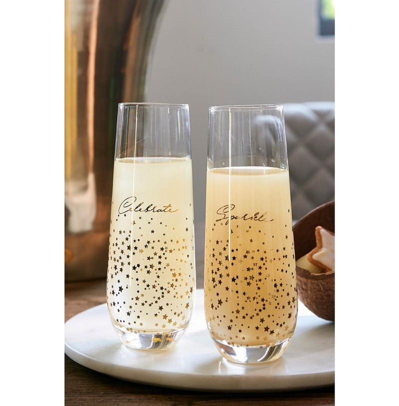 Rivièra Maison Sparkle & Celebrate Champagne Glasses 2 pcs - 
