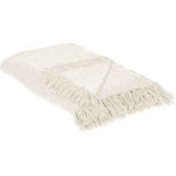 YERBENT - Bedsprei - Gebroken wit - 200 x 220 cm - Katoen