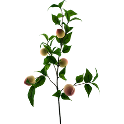 Peach spray orange 76 cm kunstbloem