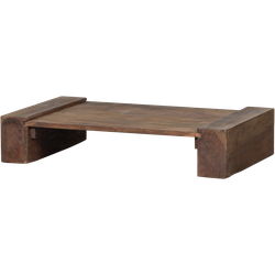 WOOOD Cuno Salontafel - Hout - Donkerbruin - 30x70x120