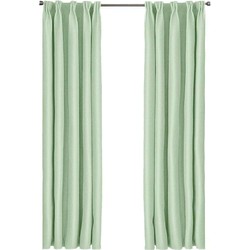 Larson - Luxe hotel blackout gordijn - met haken - 1.5m x 2.5m - Soft mint