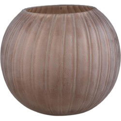 PTMD Vaas Levente - 19x19x17 cm - Glas - Zand