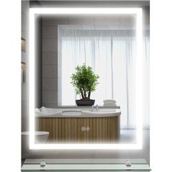 4goodz Badkamerspiegel 50x70 cm met Verlichting en Planchet