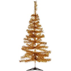 Krist+ Kunst kerstboom - klein - goud - 90 cm - Kunstkerstboom
