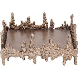 PTMD Plateau Barrie - 27x27x12 cm - Aluminium - Goud