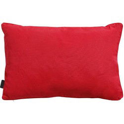 Sierkussen met bies Panama rood 60 cm x 40 cm (4 stuks)