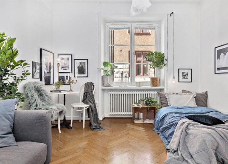 Dit appartement is slechts 22 vierkante meter groot, maar is zó leuk ingericht! 