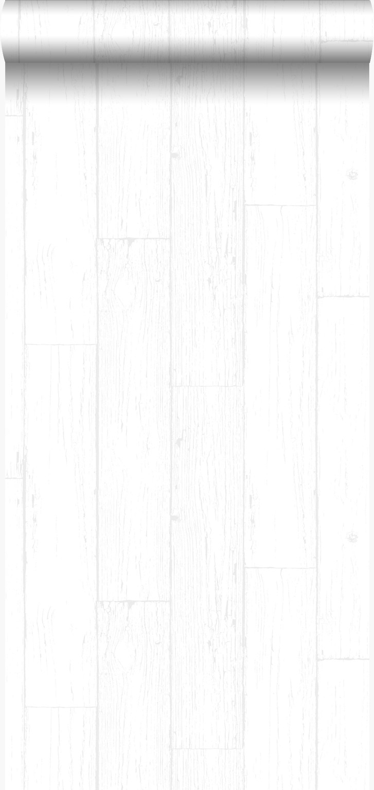 Manga verraden etiquette Origin behang verweerde houten planken wit en zilver - Origin - luxury  wallcoverings - | HomeDeco.nl