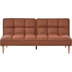 Beliani SILJAN - Driezitsbank-Bruin-Polyester
