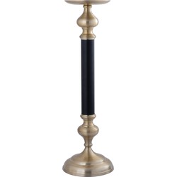 PTMD Ixen Champagne casted alu candle holder L