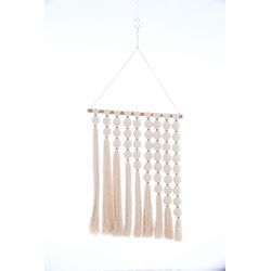 Wanddecoratie Ward - Crème - 60x4x76cm
