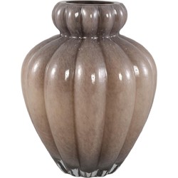 PTMD Vaas Syamer 2 - 21x21x27 cm - Glas - Bruin
