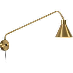 Wandlamp Lyon - Goud - 68x16x28cm