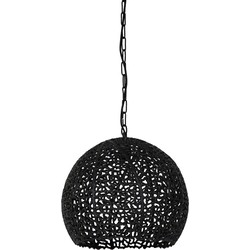 Light & Living - Hanglamp SINULA - Ø39x38cm - Zwart