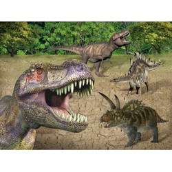 Set van 6x stuks dinosaurussen thema placemats 30 x 40 cm - Placemats