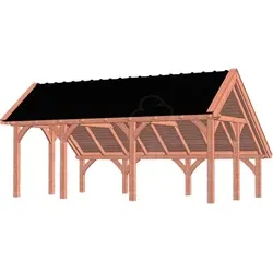 Trendhout douglas kapschuur De Hoeve XL, 710 x 380 cm