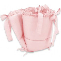 Babybam Bedomrander Royal Ruches Roze-420 X 30 cm