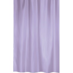 MSV Douchegordijn met ringen - lila paars - gerecycled polyester - 180 x 200 cm - wasbaarA A  - Douchegordijnen