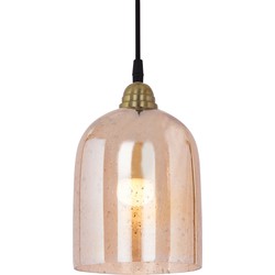 SVJ Hanglamp - 13x13x20 cm - Glas - Naturel