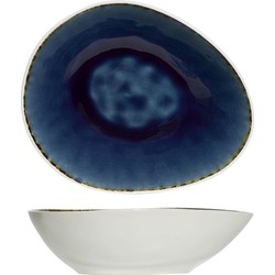 Cosy&Trendy Spirit Blue Schaal - Ovaal - 17 cm x 20.5 cm x 5.5 cm - Set-6