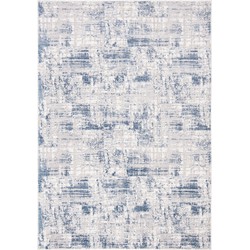 Safavieh Modern Abstract Indoor Woven Area Rug, Amelia Collection, ALA786, in Blue & Grey, 91 X 152 cm