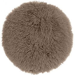 Unique Living - Sierkussen Mats Taupe -40 Øcm