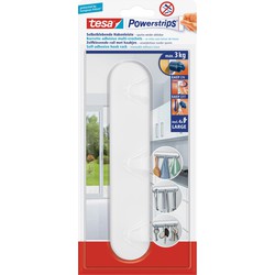 3x Powerstrips hakenrekjes large Tesa 3 haakjes - Handdoekhaakjes