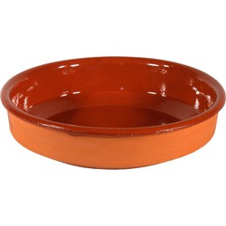 1x Terracotta tapas borden/schalen 35 cm - Snack en tapasschalen