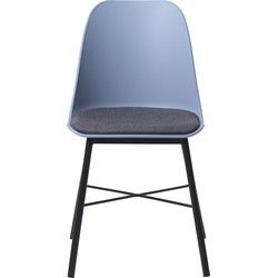 Eetkamerstoel Licht Blauw - Stof - Stoel Whistler - Set van 2