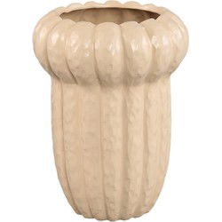 PTMD Vaas Samaran - 20x20x26 cm - Keramiek - Creme