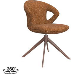 LABEL51 Eetkamerstoel Zurich - Coral - Boucle - Coral Frame
