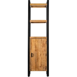 Benoa Britt 1 Door Bookshelf 55 cm