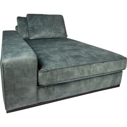 PTMD Block sofa chaise longue arm L Adore 158 Petrol