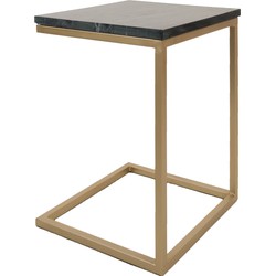 Laptoptafel Mitch Marmer - Zwart/Goud