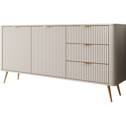 Meubella Dressoir Lima - Beige - 163 cm