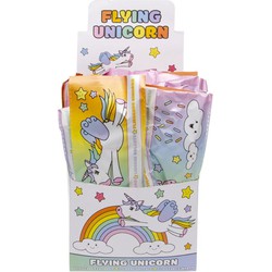 Decopatent® Uitdeelcadeaus 48 STUKS Foam Unicorn Vliegtuigen - Traktatie Uitdeelcadeautjes voor kinderen - Speelgoed Traktaties