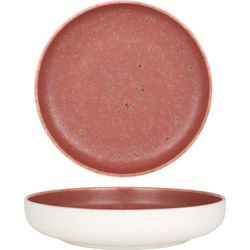 Rinart Diepbord - Rosa - Porselein - 20 cm (900cc) - set van 6