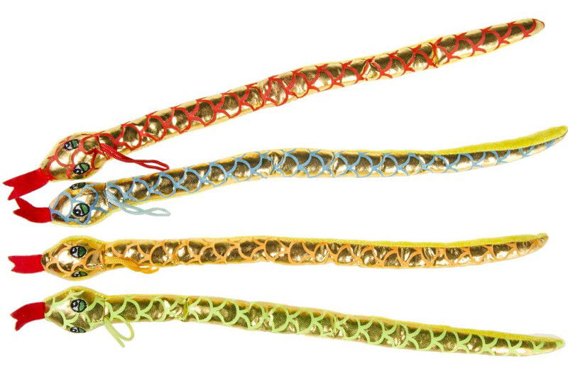 Duckiez Pluche Super Soft Slang Metallic - 24 stuks - 