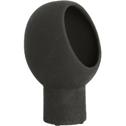 Light & Living - tafellamp - Monk - zwart - keramiek - nachtkastlamp - E27 - 1884612